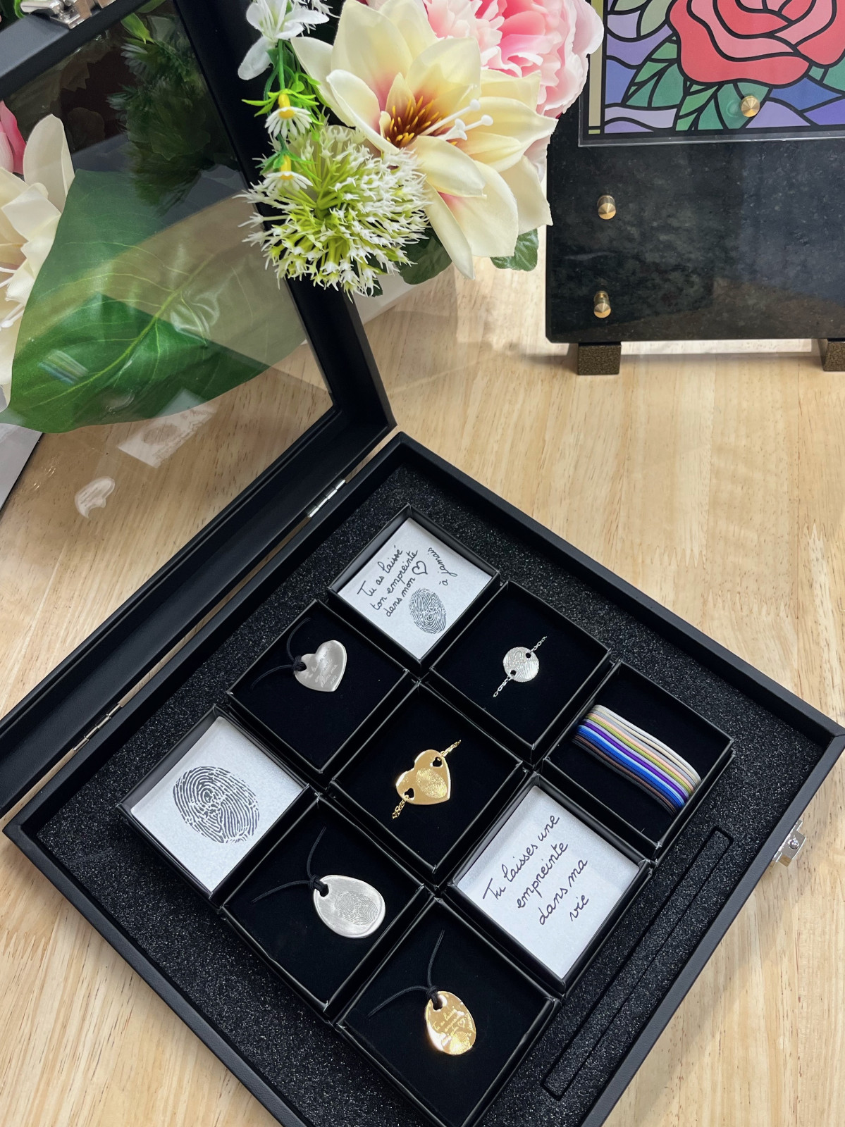 Bijoux avec l’empreinte de la famille à Lyon