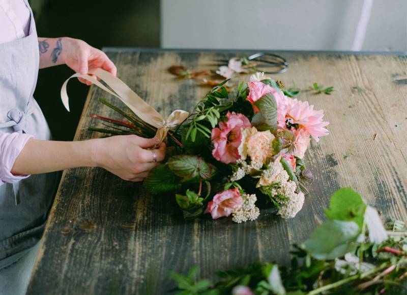 Bouquet pour un enterrement à Lyon 4